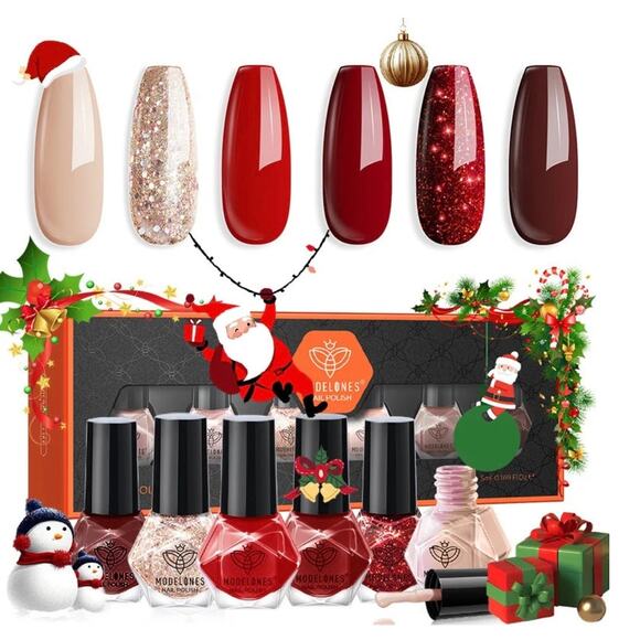 NEW MODELONES NAIL POLISH SET OF 6 COLORS each 5ml-0.169 FlOz - Picture 5 of 8